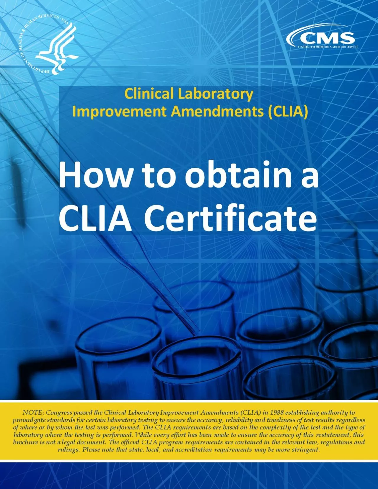 PDF-Clinical Laboratory Improvement Amendments CLIACLIA Certi31cate