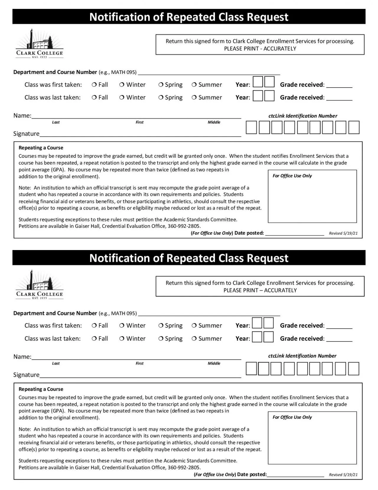 PDF-Notification of Repeated Class Request