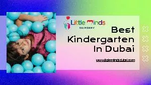 Best Kindergarten In Dubai