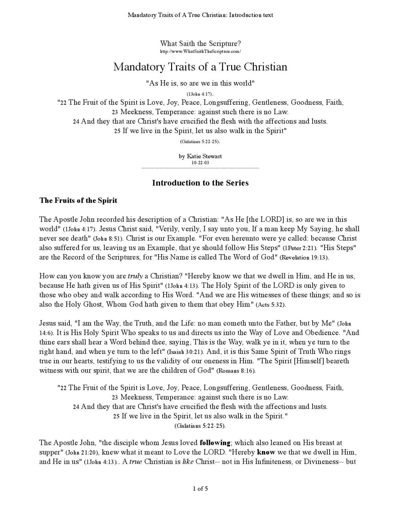 PDF-1John 316 Hereby perceive we the Love of God because He laid down His