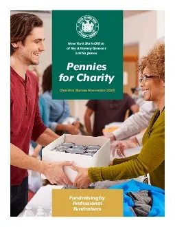 Charities Bureau November 2020