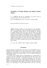 Morphology of HAl ha Filam nts and Filament Channel S