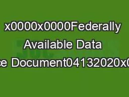 PDF-x0000x0000Federally Available Data Resource Document04132020x0000x00