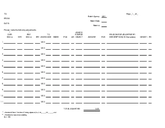 TOPage 1 of Batch Agenc