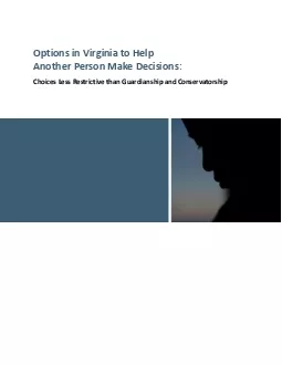 Options in Virginia to Help