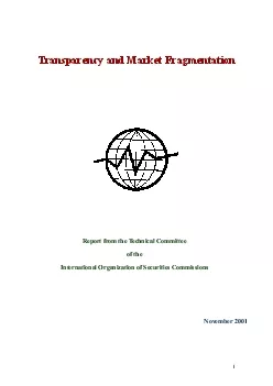 Transparency and Market Fragmentation