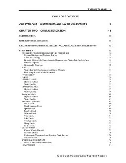 Table Of Contents