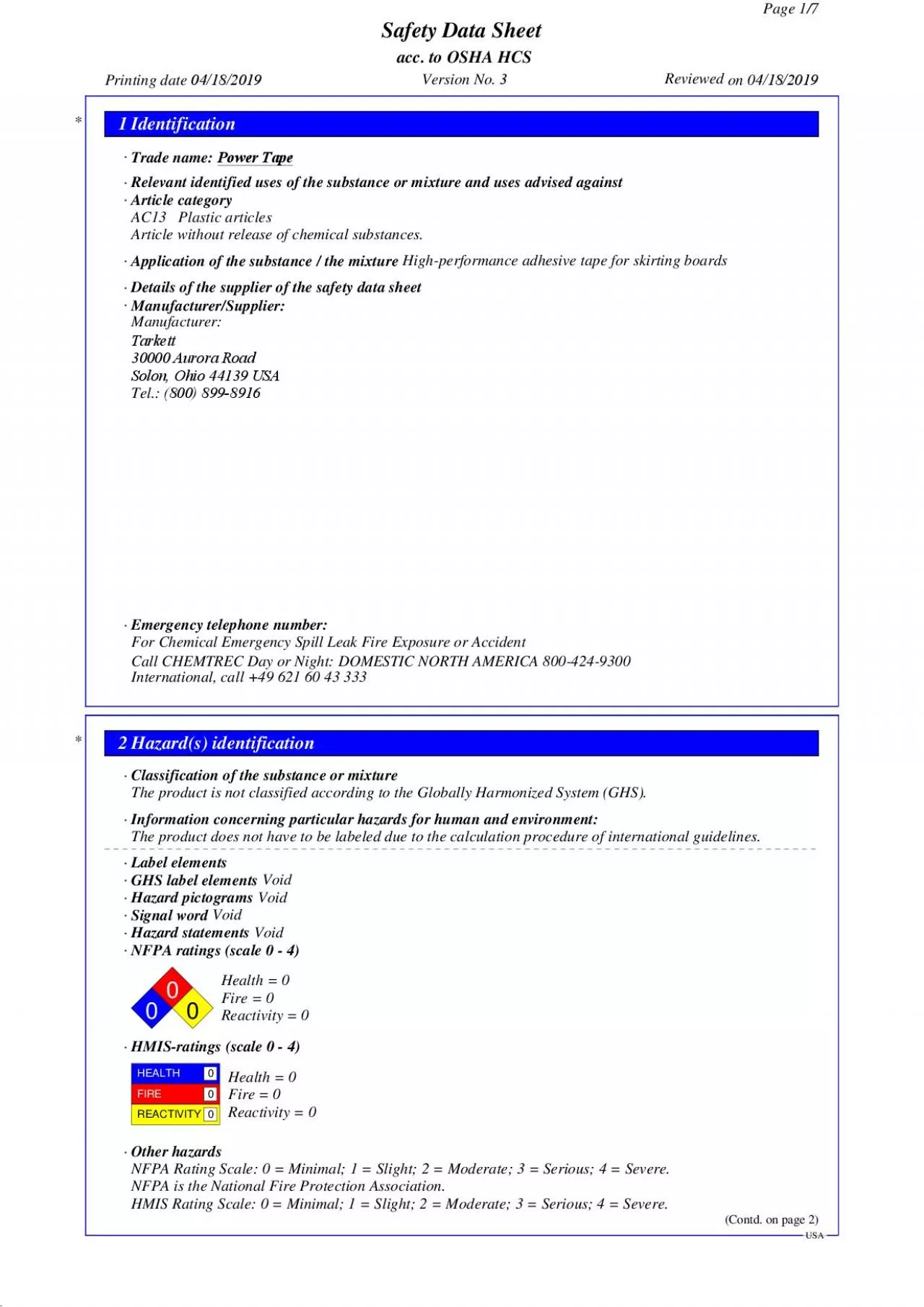 PDF-age 17Safety Data Sheetacc to OSHA HCSPrinting date 06022015Reviewe