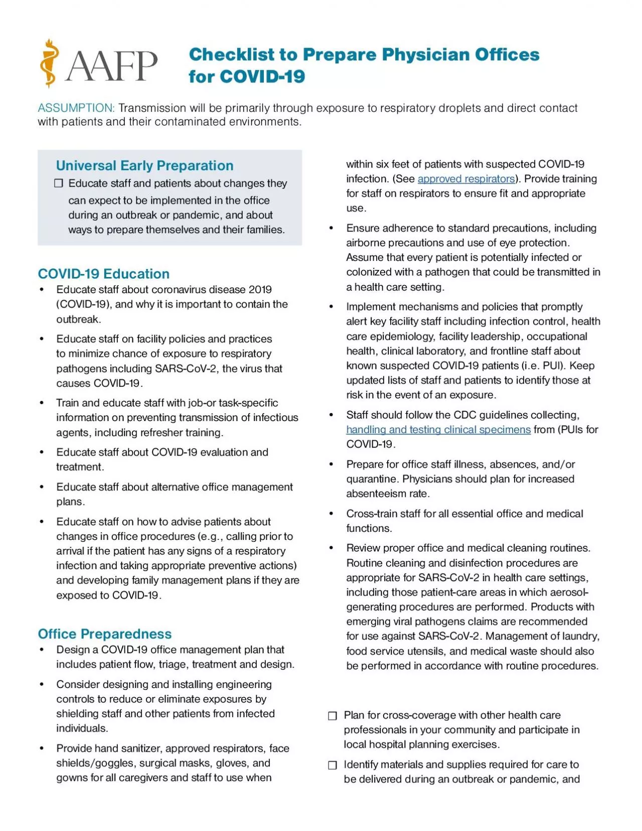 PDF-COVID19 EducationEducate staff about coronavirus disease 2019 COVID1