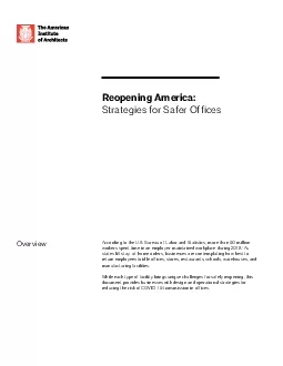 Reopening America Strategies for Safer Offices