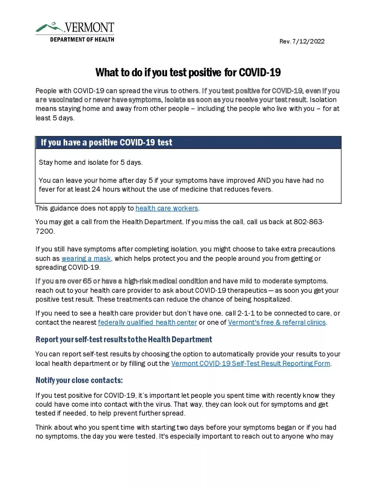 PDF-What to do if you test positive forCOVID