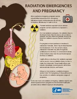 httpemergencycdcgovradiationRADIATION EMERGENCIES AND PREGNANCY