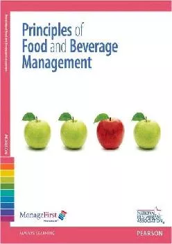 [EBOOK] -  ManageFirst: Principles of Food and Beverage Management w/ Answer Sheet (Managefirst