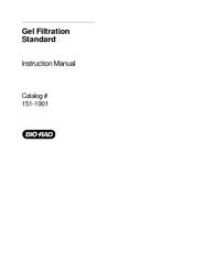 Gel Filtration Standard Instruction Manual Catalog   L