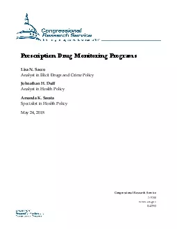 rescription rug onitoring rograms