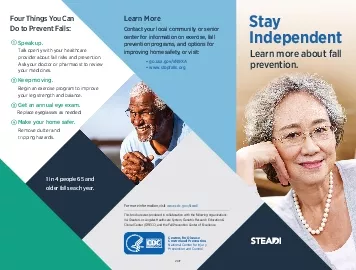 StayIndependentLearn more about fall prevention Stopping Elderly Accid