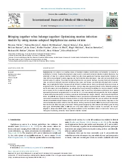 ContentslistsavailableatInternationalJournalofMedicalMicrobiologyjourn