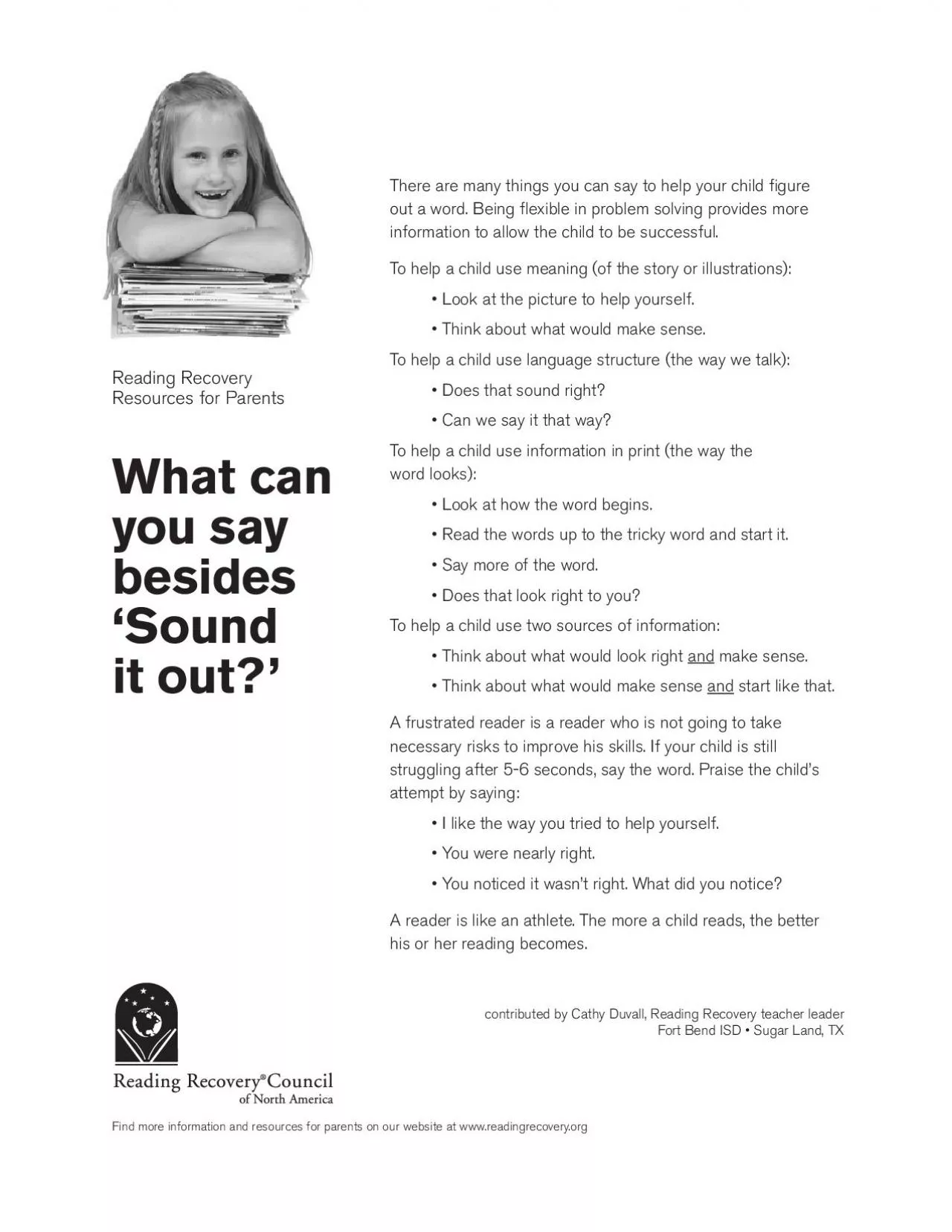 PDF-There are many things you can say to help your child 31gure