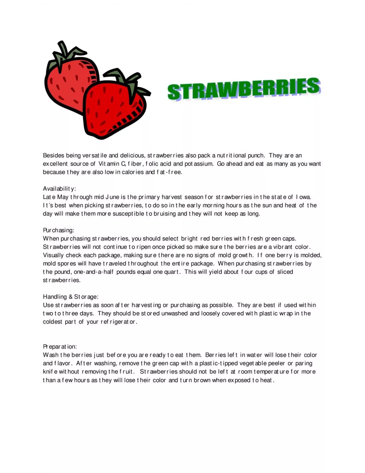 PDF-Besides being versatile and delicious strawberries also pack a nutriti