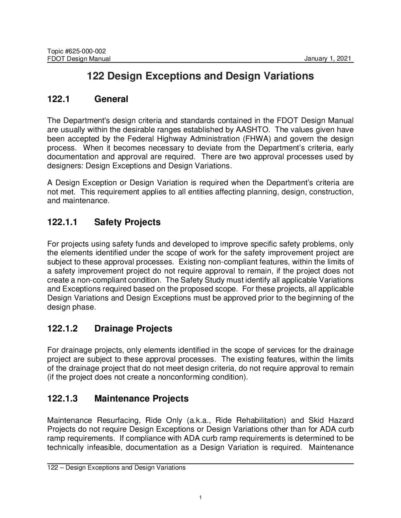 PDF-x0000x0000Topic 625000002FDOT Design Manualx0000x0000122 150 Design Ex