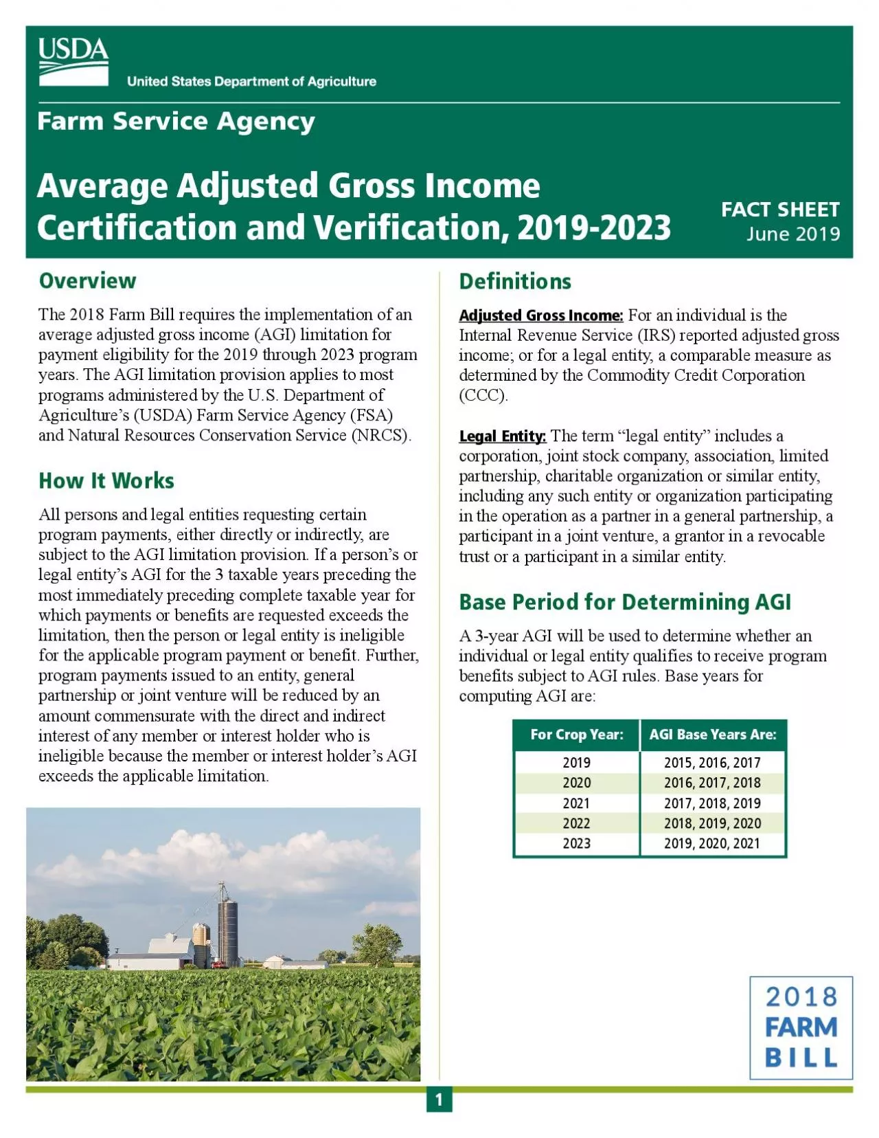 PDF-Average Adjusted Gross IncomeCertification and Verification 20192023