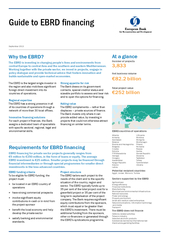 September  EBRD funding criteria To be eligible for EB