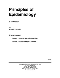 Lesson 1 Introduction to Epidemiology