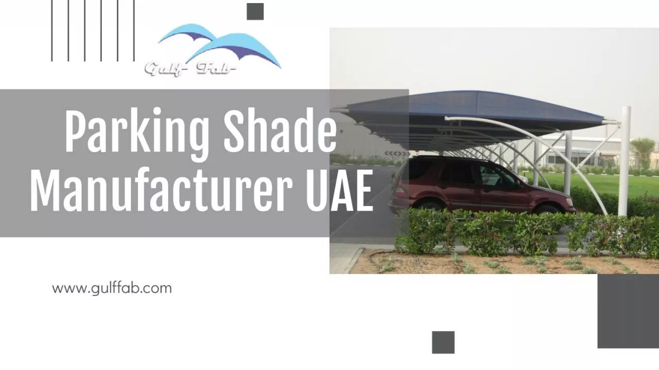 PDF-Parking Shade Manufacturer UAE