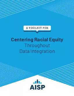 Centering Racial Equity Throughout  Data Integration