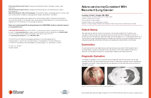 Adenocarcinoma Consistent With Recurrent Lung CancerSixtyeightyearo