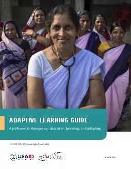 ADAPTIVE LEARNING GUIDE
