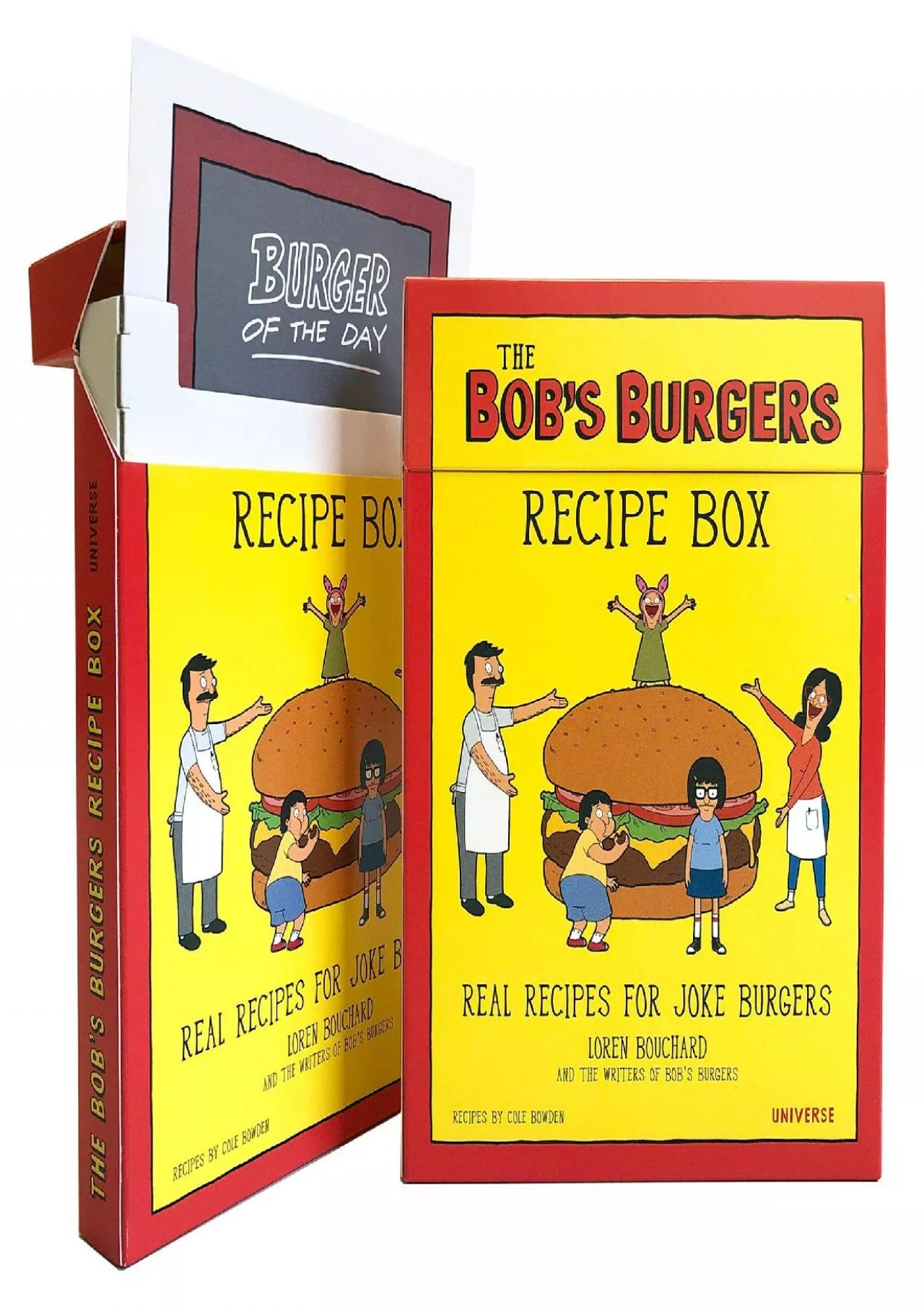 PDF-[EPUB] - The Bob\'s Burgers Recipe Box: Real Recipes for Joke Burgers (UNIVERSE)