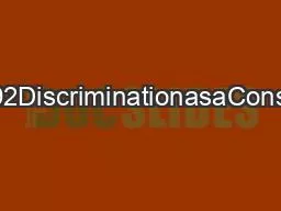 AmJHumGenet504764821992DiscriminationasaConsequenceofGeneticTestingPa