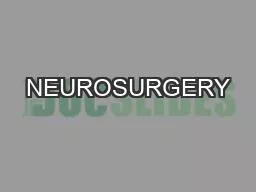 NEUROSURGERY