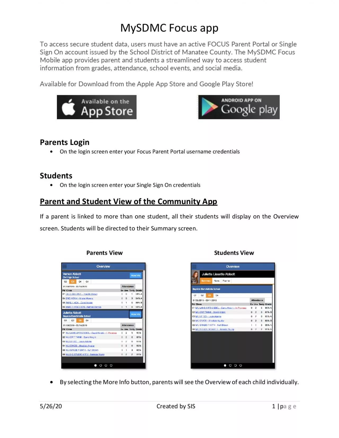 PDF-MySDMC Focus app