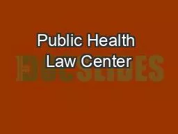 Public Health Law Center