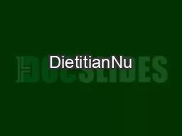 DietitianNu