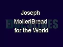 Joseph MolieriBread for the World