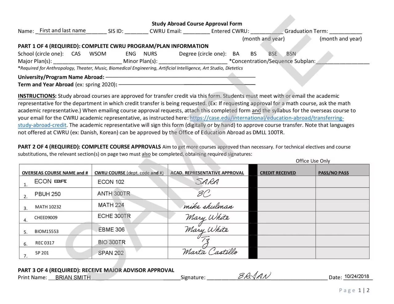 PDF-x0000x0000Page1 2Study Abroad Course Approval Form