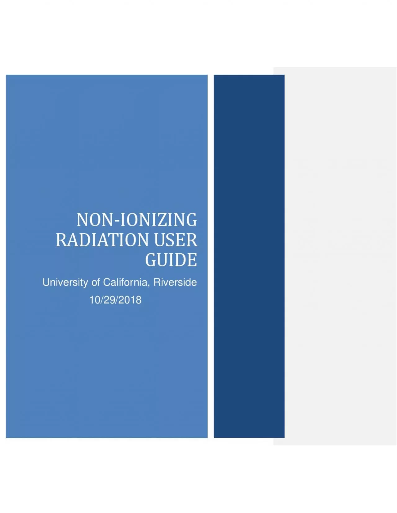 PDF-RADIATION USER