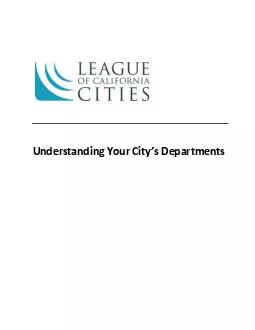 Understanding Your Citys Departments