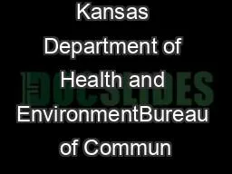 x0000x0000 Kansas Department of Health and EnvironmentBureau of Commun