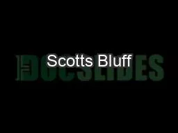 Scotts Bluff