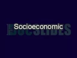 Socioeconomic