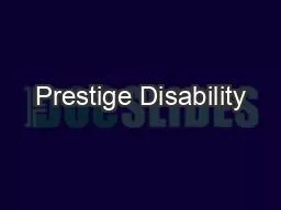 Prestige Disability
