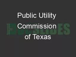 Public Utility Commission of Texas