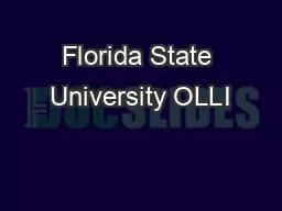 Florida State University OLLI