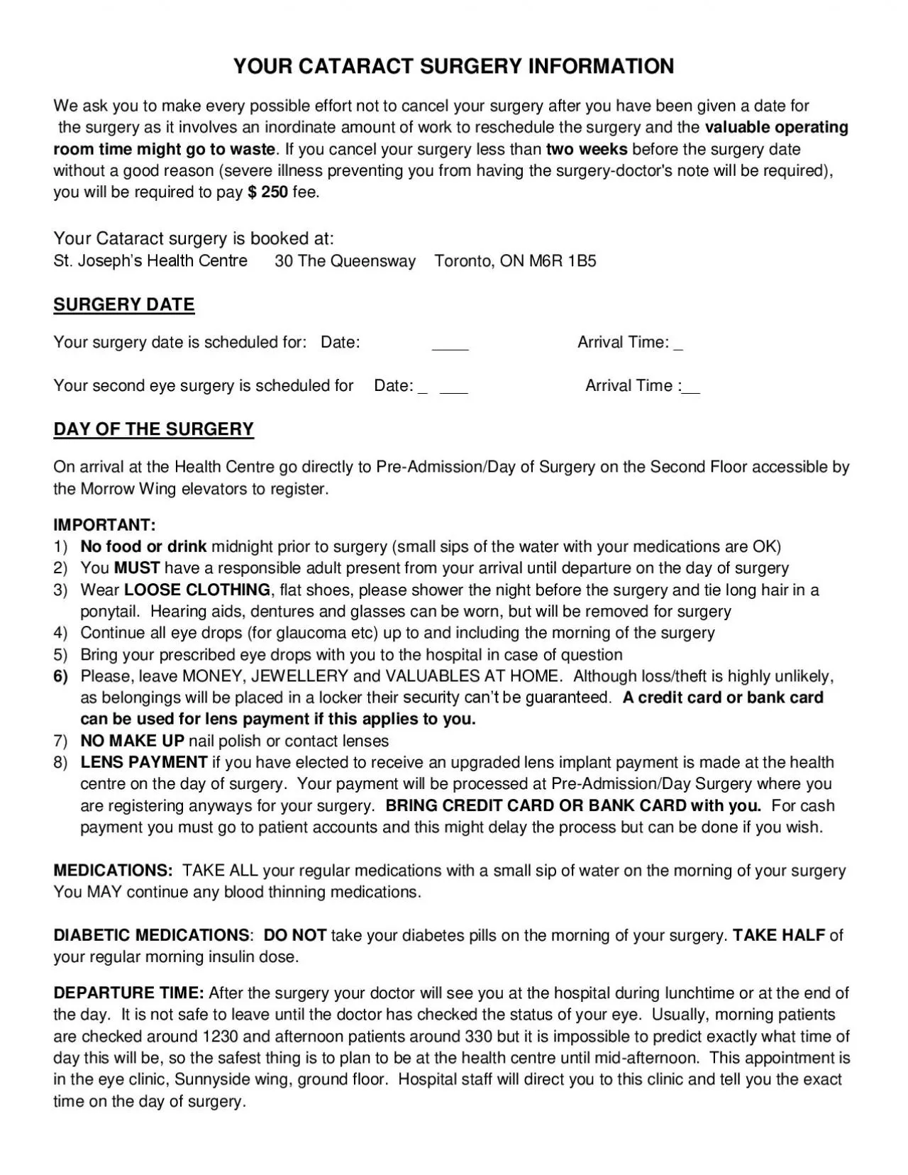 PDF-YOUR CATARACT SURGERY INFORMATION