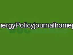 PDF-ContentslistsavailableatEnergyPolicyjournalhomepagewwwelseviercomloca