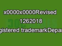 x0000x0000Revised  1262018 TRICAREegistered trademarkDepartmentefens